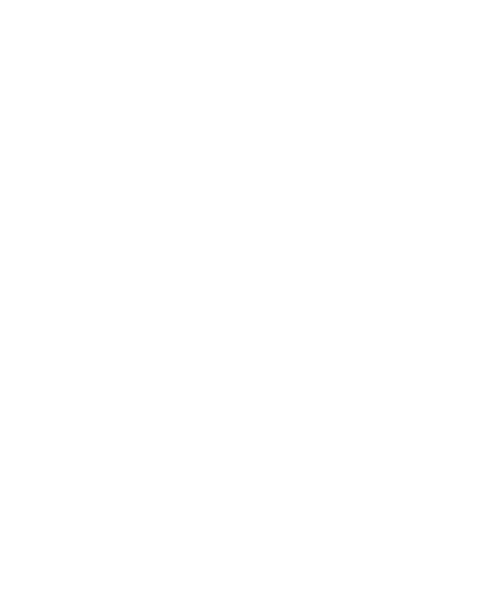 Black and white abstract geometric design composed of interlocking shapes forming a maze-like pattern.