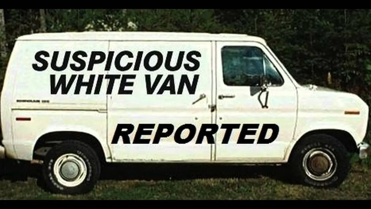 Suspicious white van
