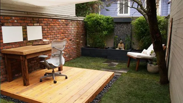 Backyard home office
