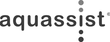 Aquassist brand logo.