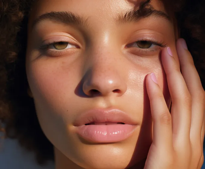 Model-Frau-Schwarze-Haare