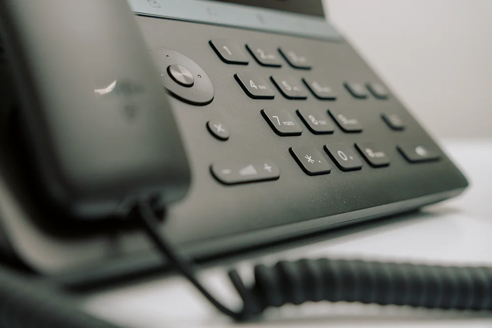 Moderne Telefonanlage für Bürokommunikation und Telematiklösungen