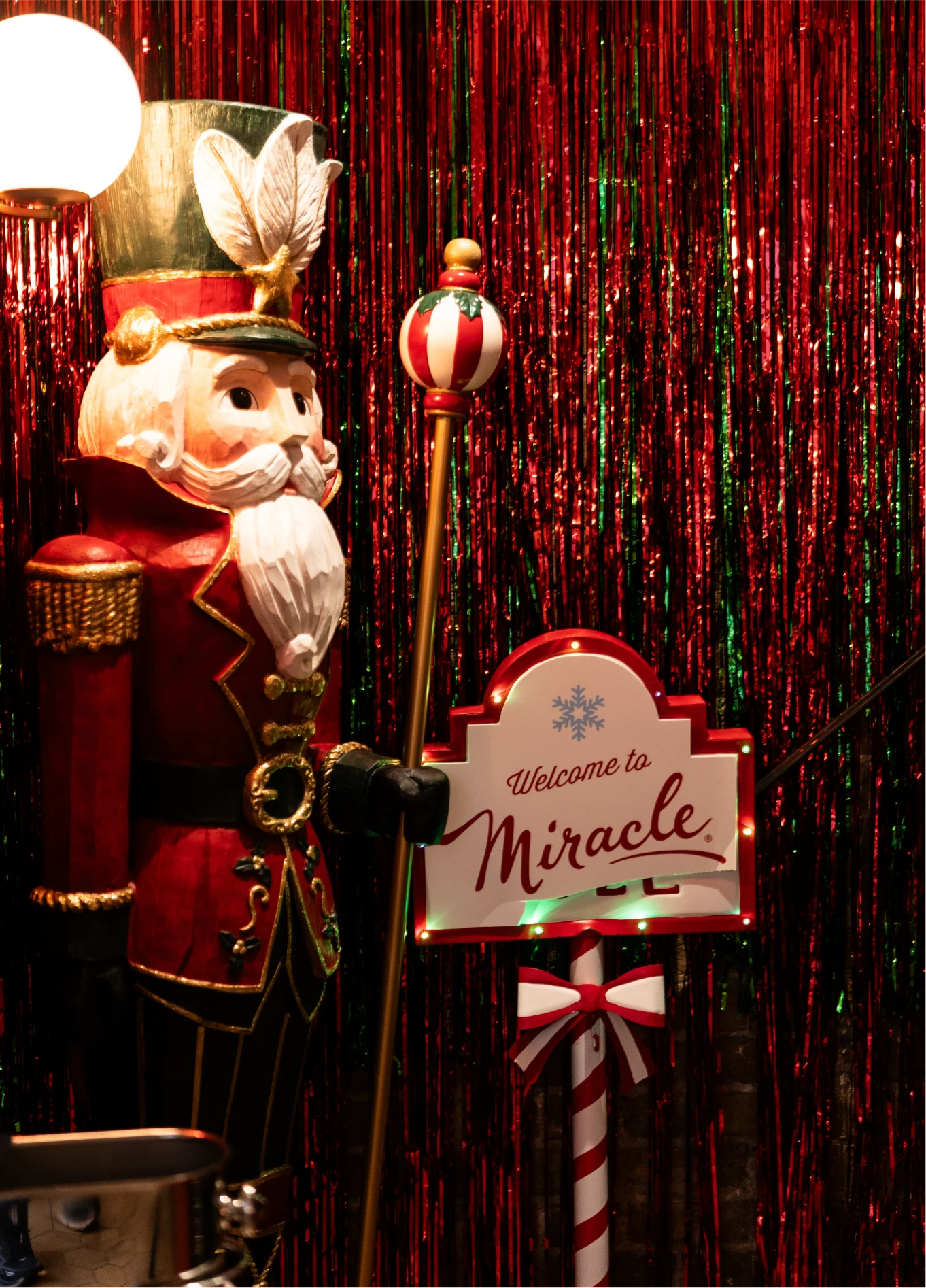 Miracle Christmas cocktail bar festive decoration, London