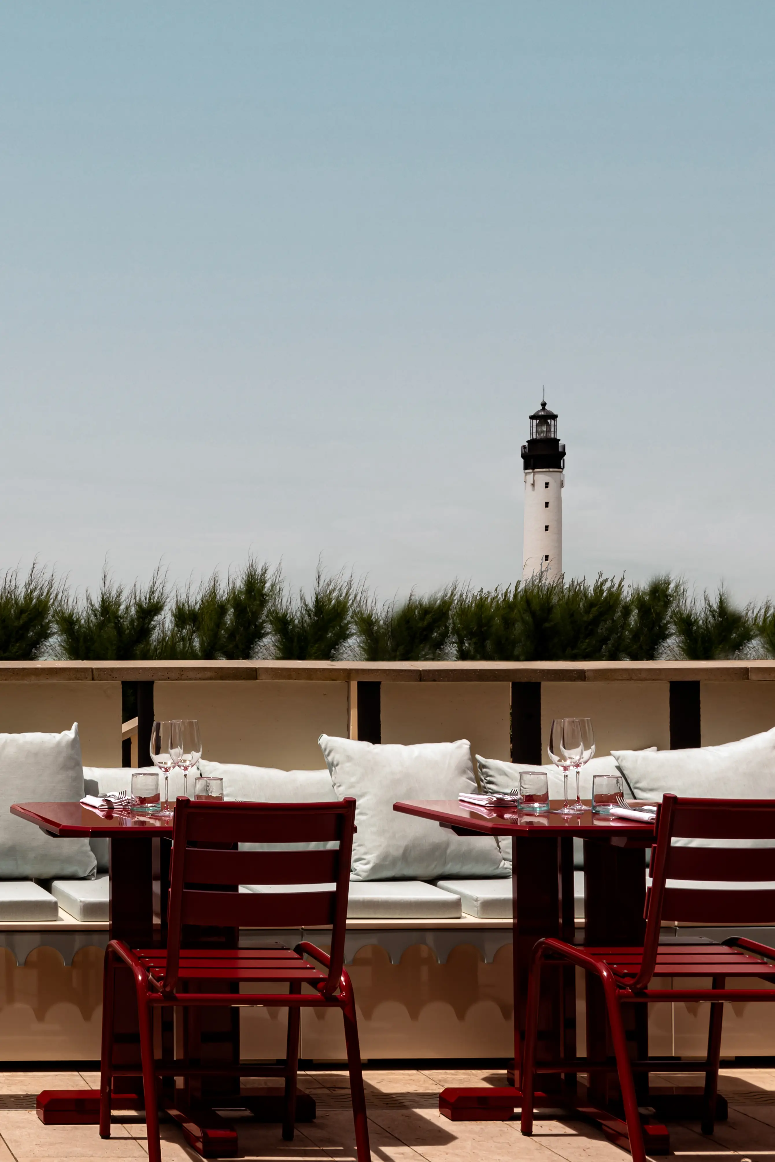 terrasse Frenchi Biarritz vue ocean