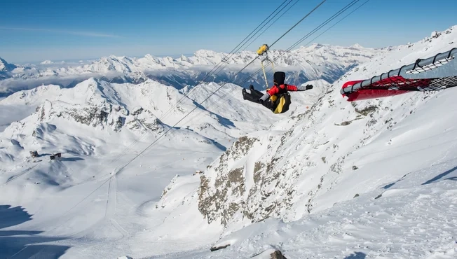 Tyrolienne Ski Experimental Chalet Hotel Verbier