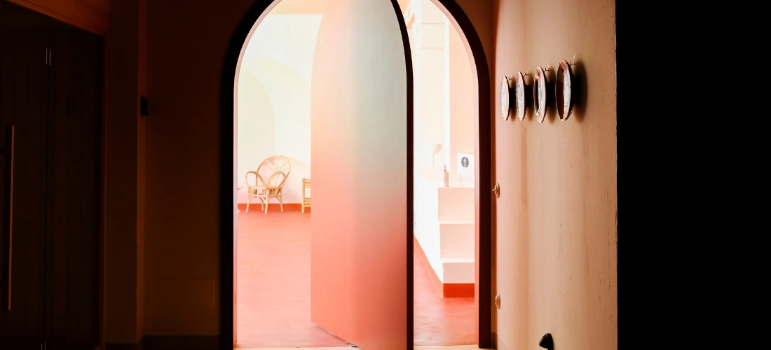 Ingresso della spa a Minorca