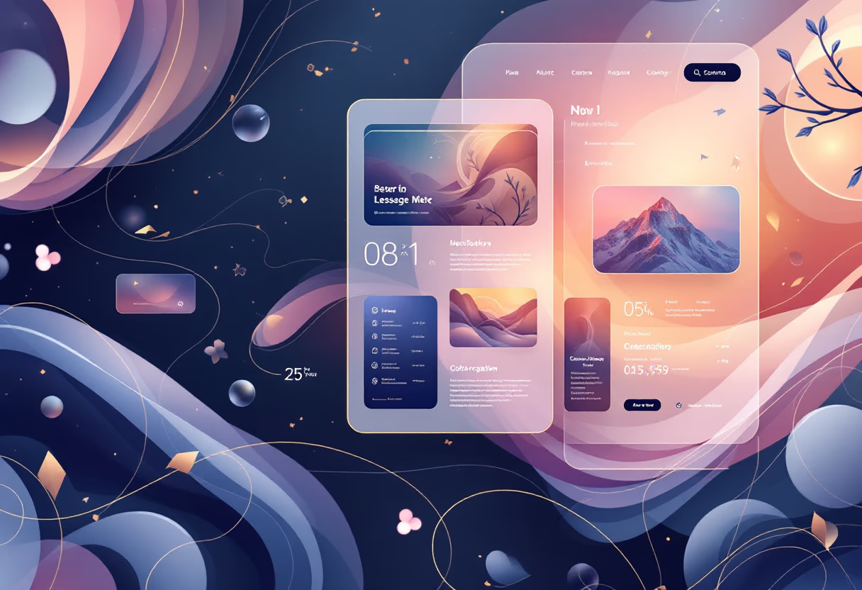 [digital project] image of a graphic design standalone view (for a web design agency)