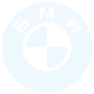 BMW logo with letters B, M, W positioned around a central black circle on a light background.