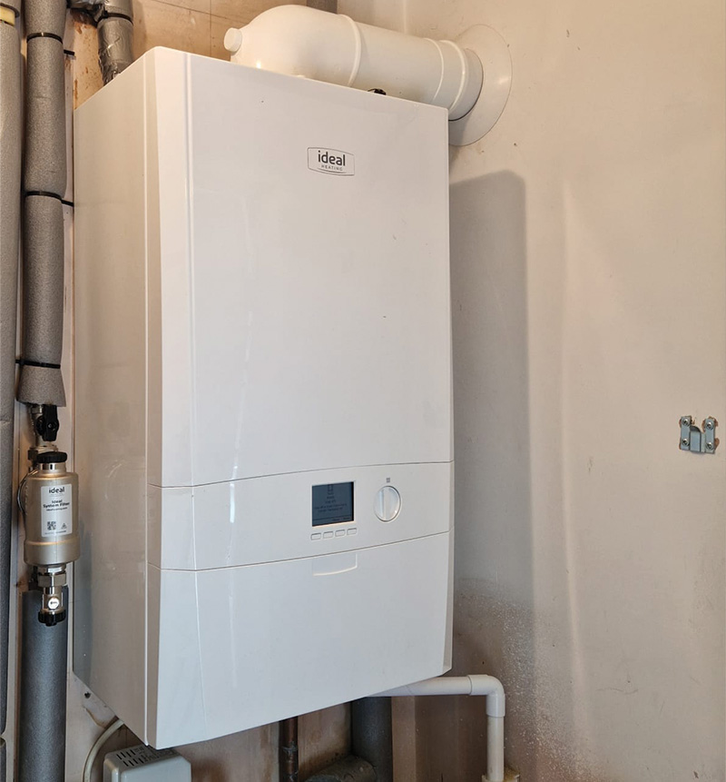 Ideal boiler fitted