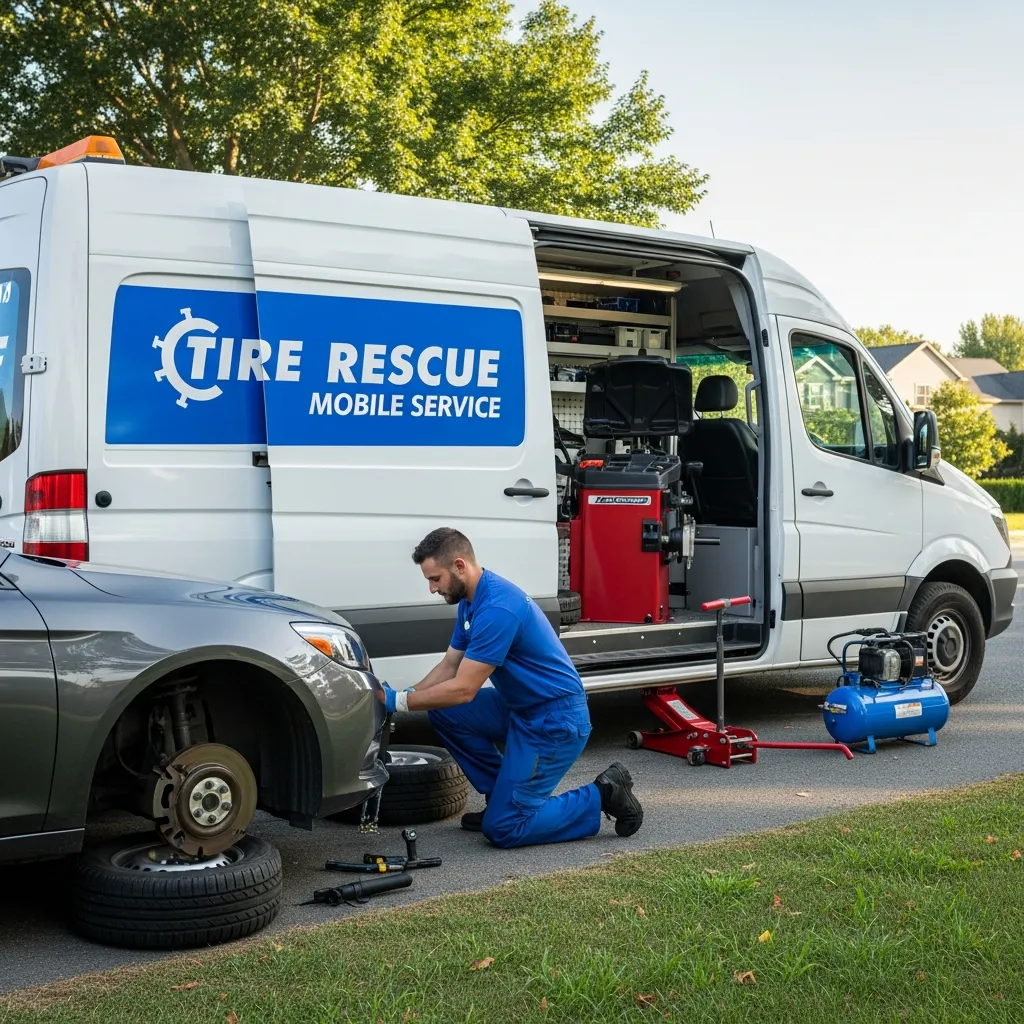 Mobile Tire Installation: Convenience Comes to You with A&F! image