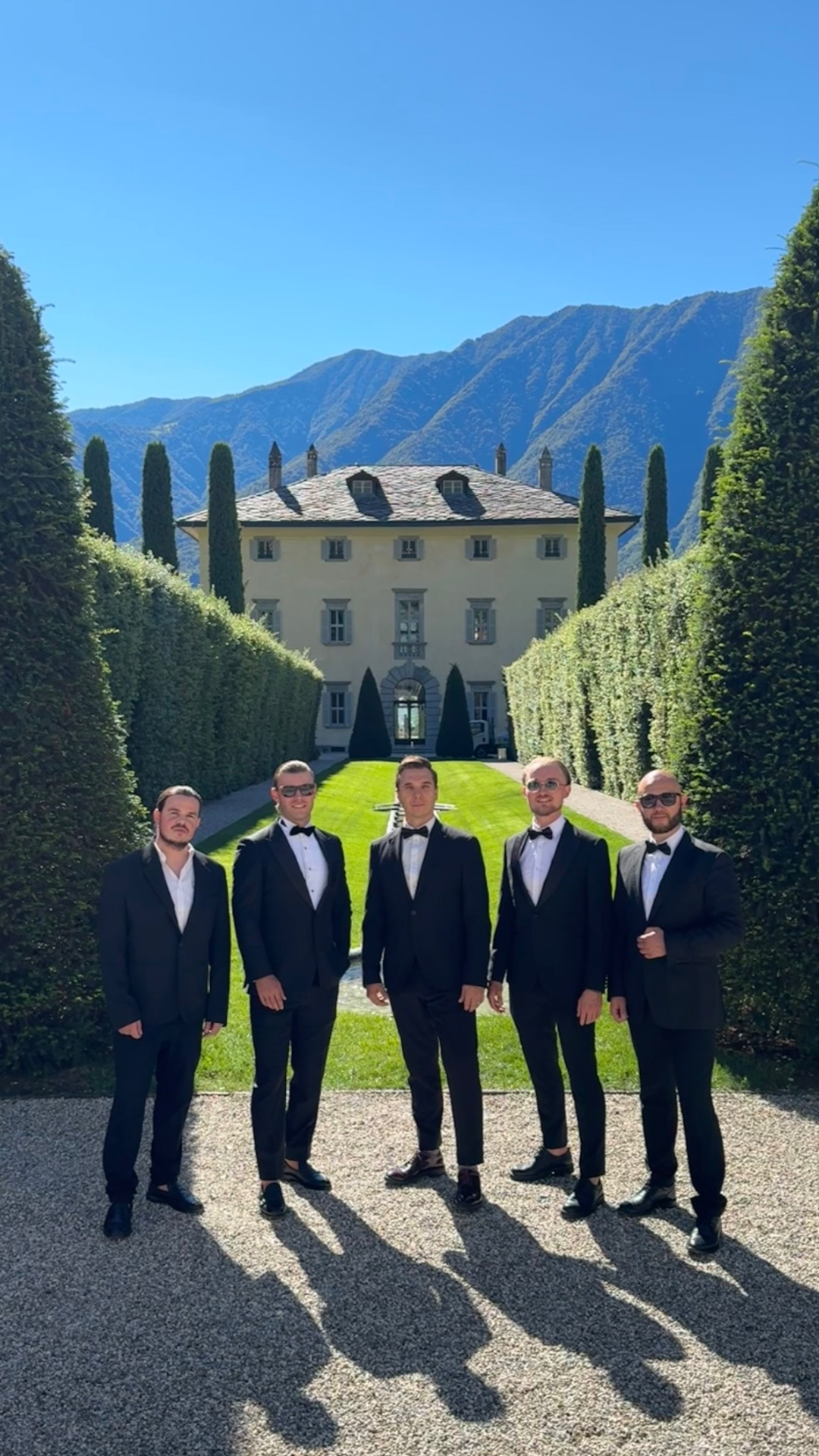 Lake Como destination wedding videography by Denee Motion at Villa Balbiano