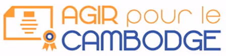 Logo de l'association Agir pour le Cambodge, partenaire soutenu par le Fonds de Dotation Api Restauration.