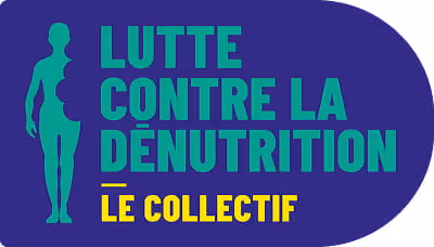 Logo du Collectif de lutte contre la dénutrition, partenaire soutenu par le Fonds de dotation Api Restauration.