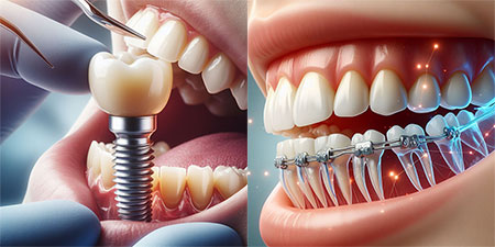 Dental implants vs bridges
