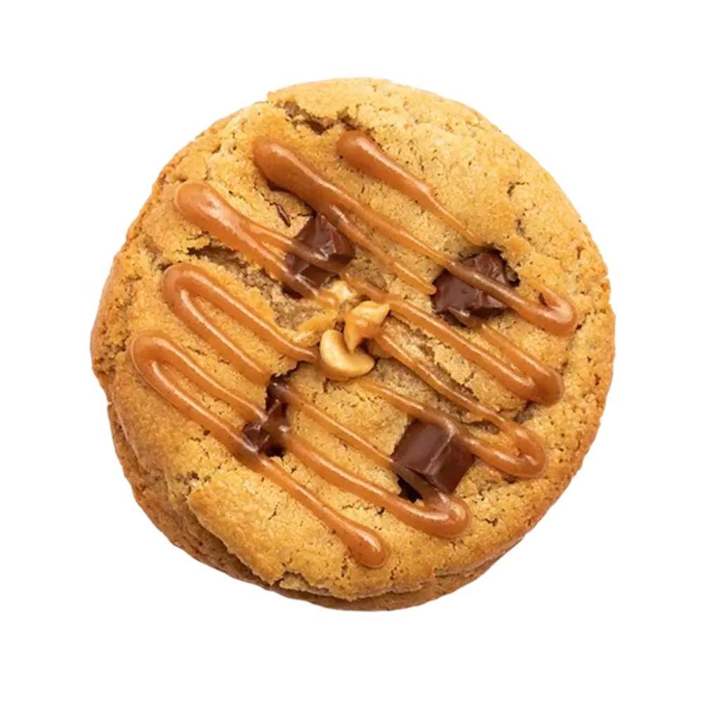 Le classique breton : un caramel au beurre salé coulant à l'intérieur d'un cookie doré. Un équilibre sucré-salé addictif.