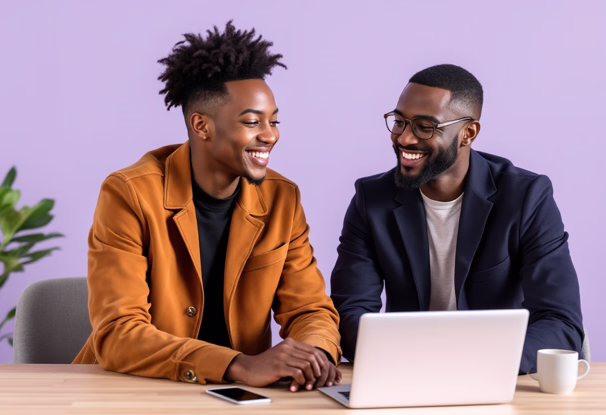 image of professional discussing a financial strategy with a client