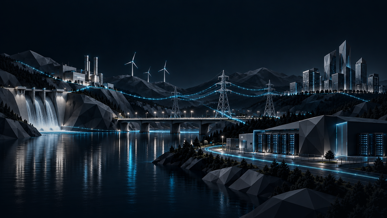 Connected digital and critical infrastructure network