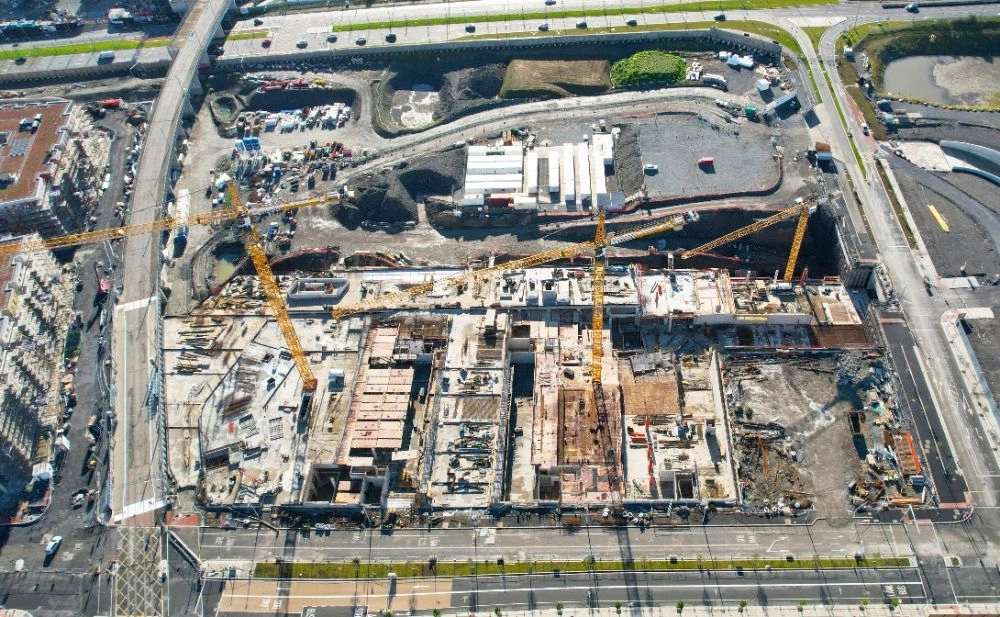 Ariel view of Cherrywood project - Evercam