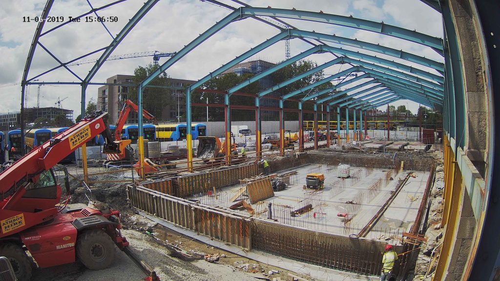 Construction in Progress Dublin Bus Broadstone Garage Project