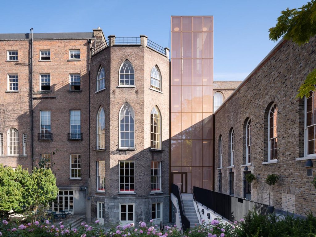 facade of the MoLI - Museum of Literature Ireland