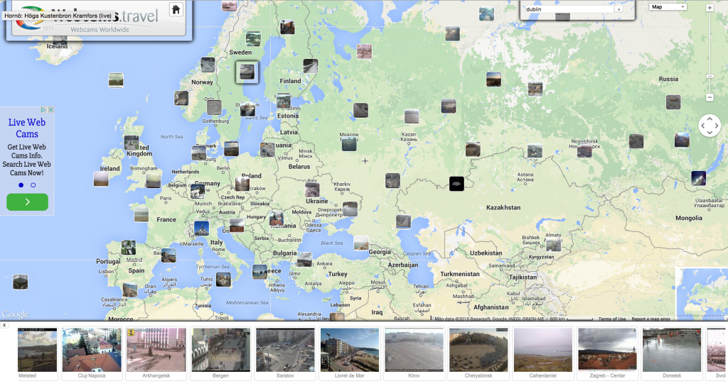 preview of the camera