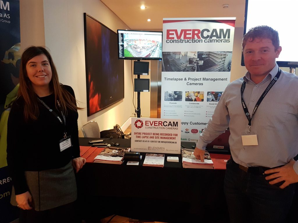 Vinnie Quinn and Tammy Bennet at Digital Construction at Annual CIF Conference