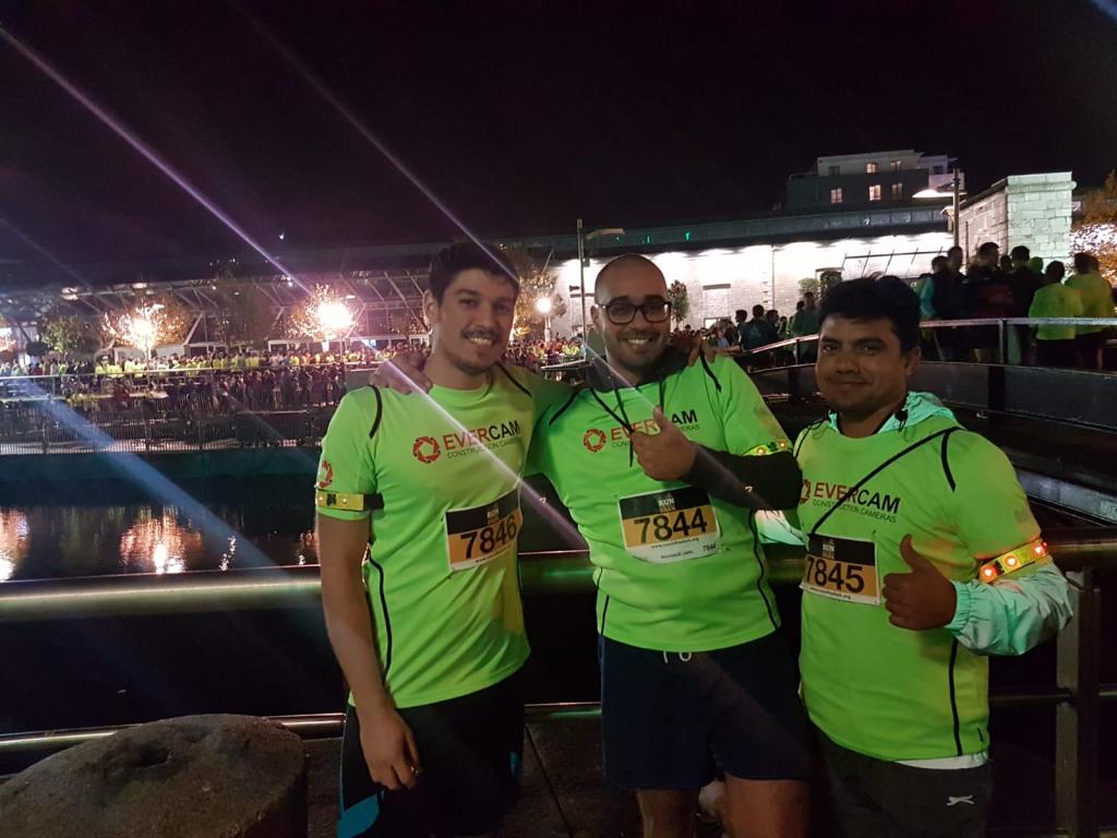Evercam Team at Run in the Dark Dublin