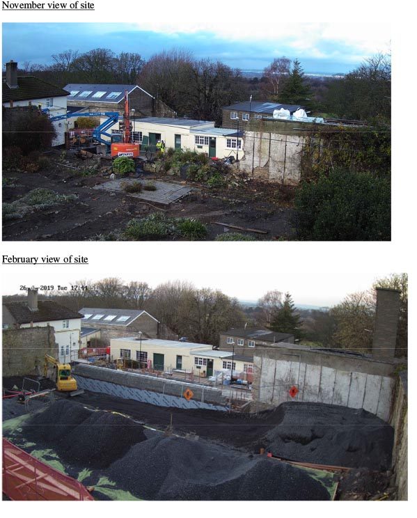 St. Columbas view of site