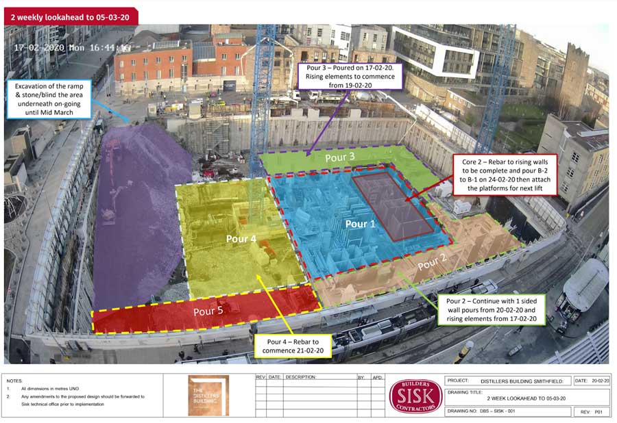 sisk using edit tool and measure tool from evercam