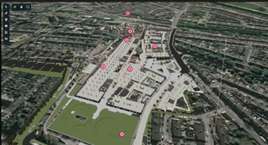 Evercam construction camera integrated with BIM & Digital Twins