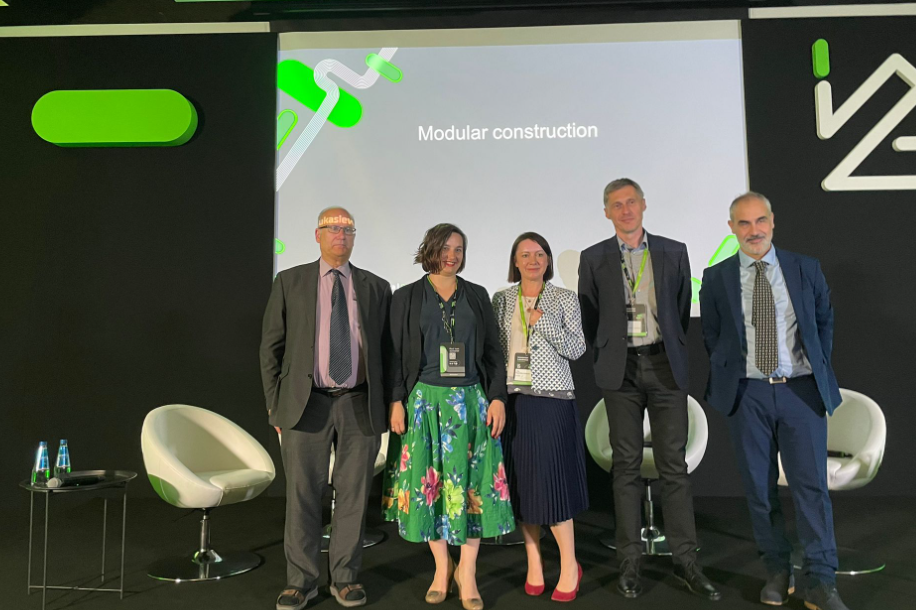 Modular Construction panelists during the Innovatorium conference in Poland�