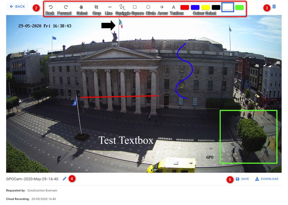 Evercam edit tool: AI-Powered Reality Capture