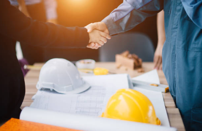 Agreement at construction site