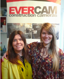 Women in Construction: Tammy Bennett and Erika Gomes - Evercam employees