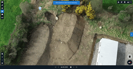 Evercam volumetric measuring tool