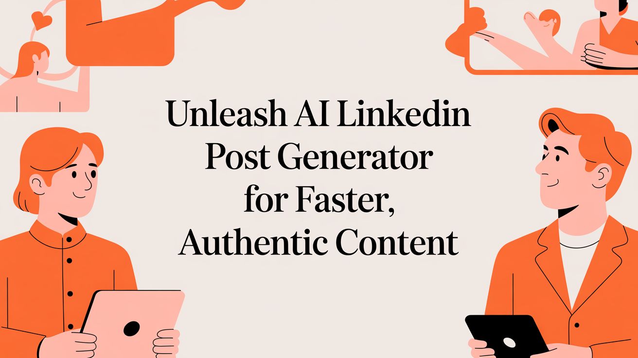 How to Use an AI LinkedIn Post Generator for Authentic Content