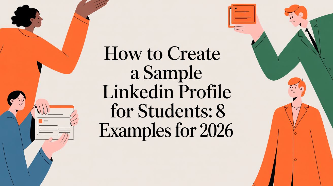 How to Create a Sample LinkedIn Profile for Students: 8 Examples for 2026