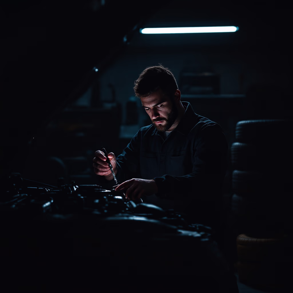 [team] image of individual team member (for an automotive service)