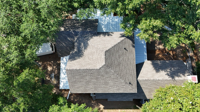 Standing Seam Metal & Architectural Shingle Combo Roof Replacement