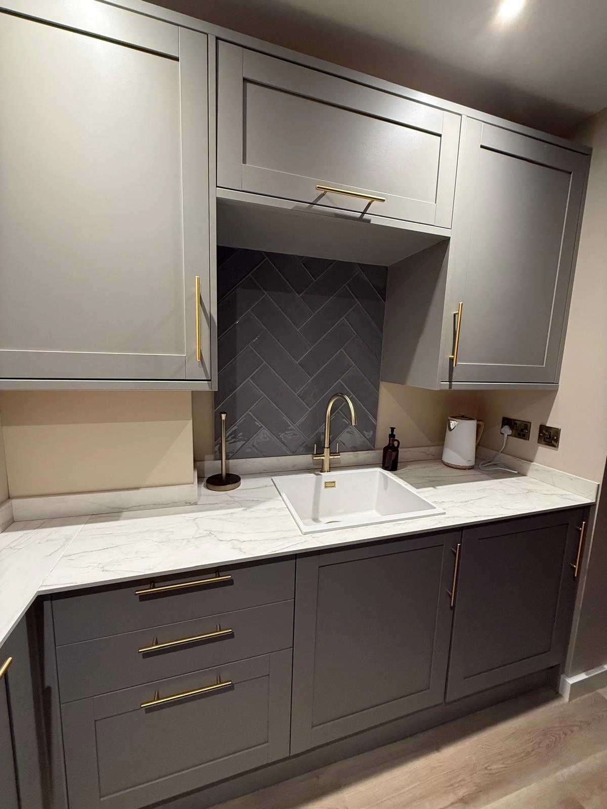 A man sitting in the room in old romantic cottage