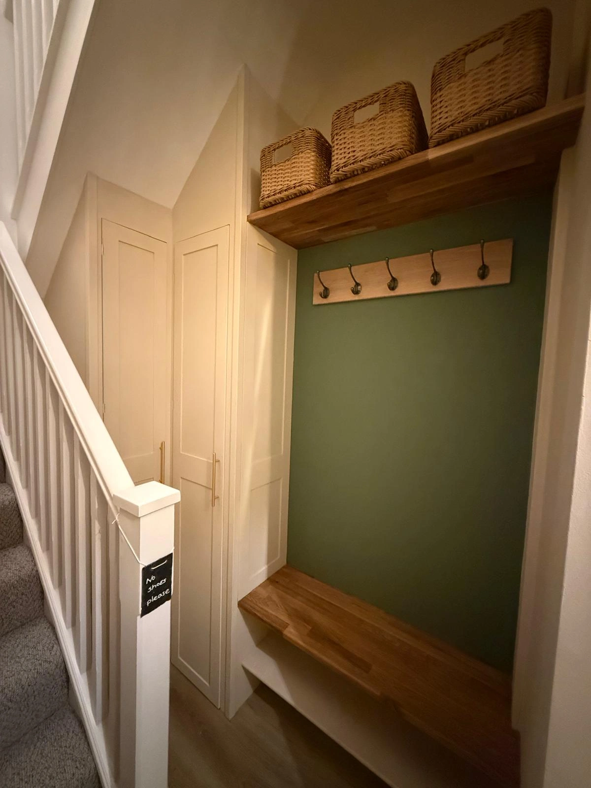A man sitting in the room in old romantic cottage