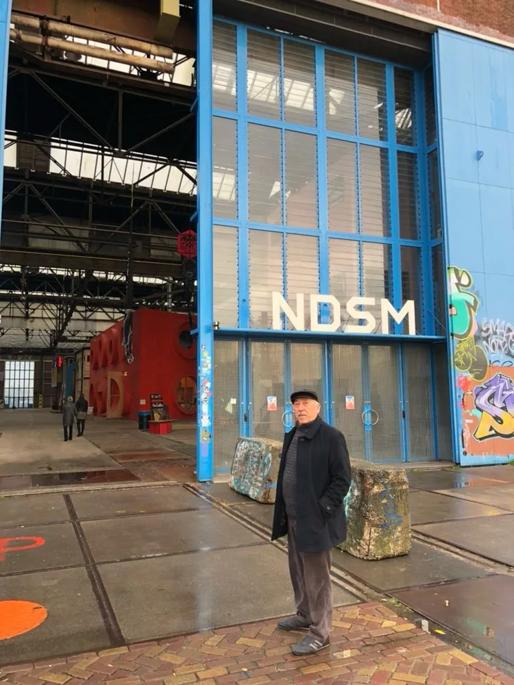 Seyfi Çelik op NDSM in 2019