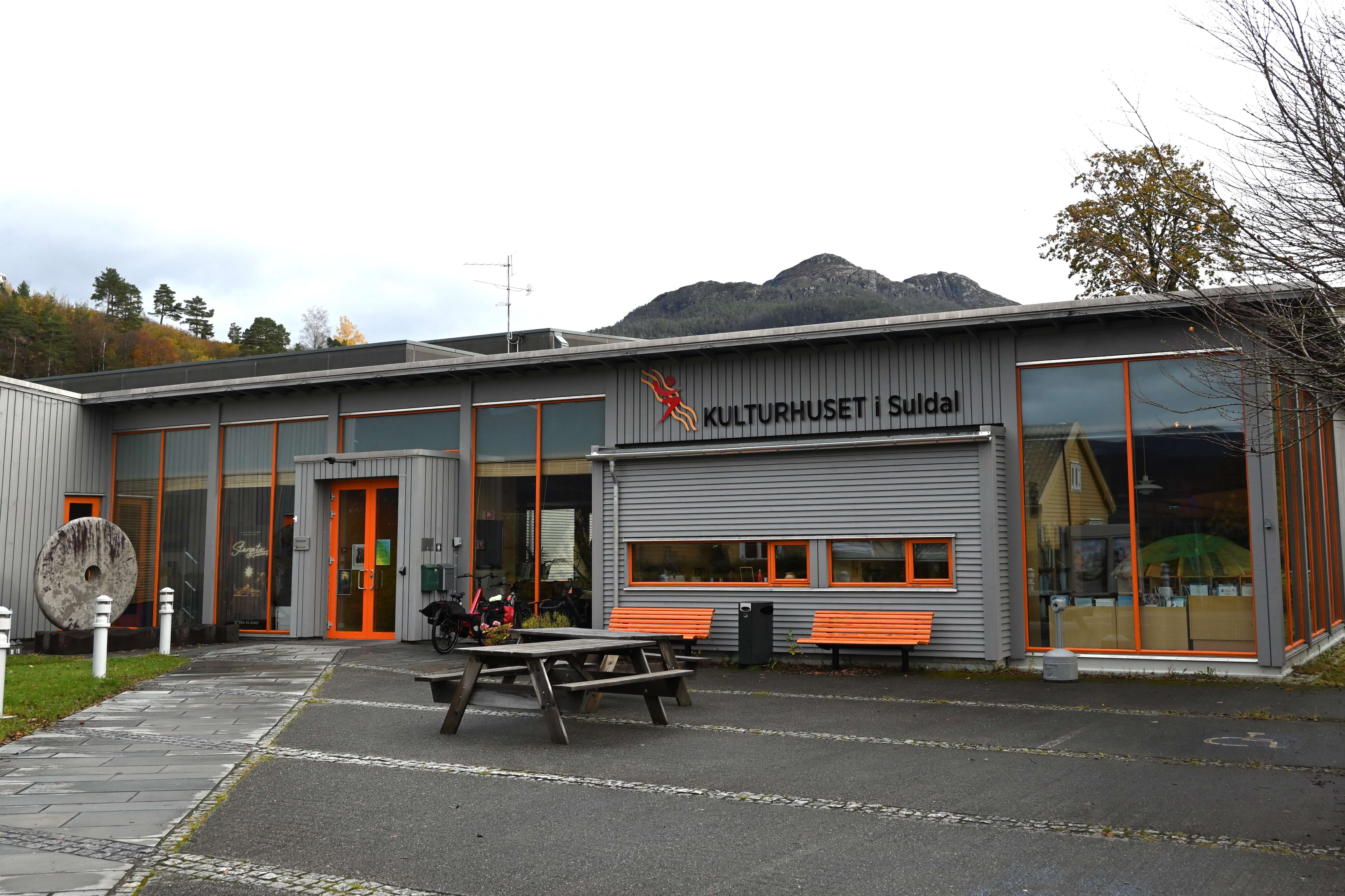 Hovedinngang Kulturhuset Suldal