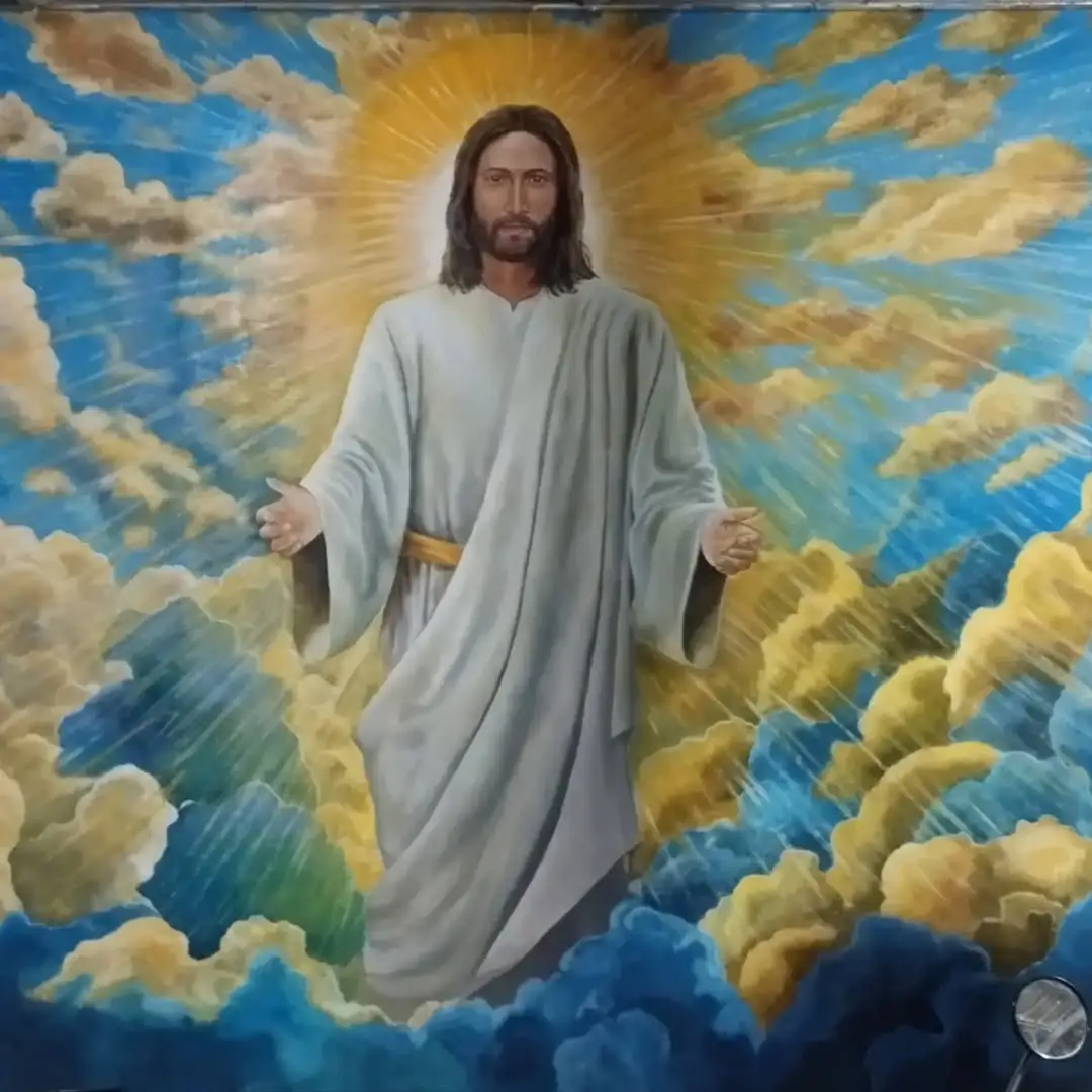 mural gereja di kota balikpapan