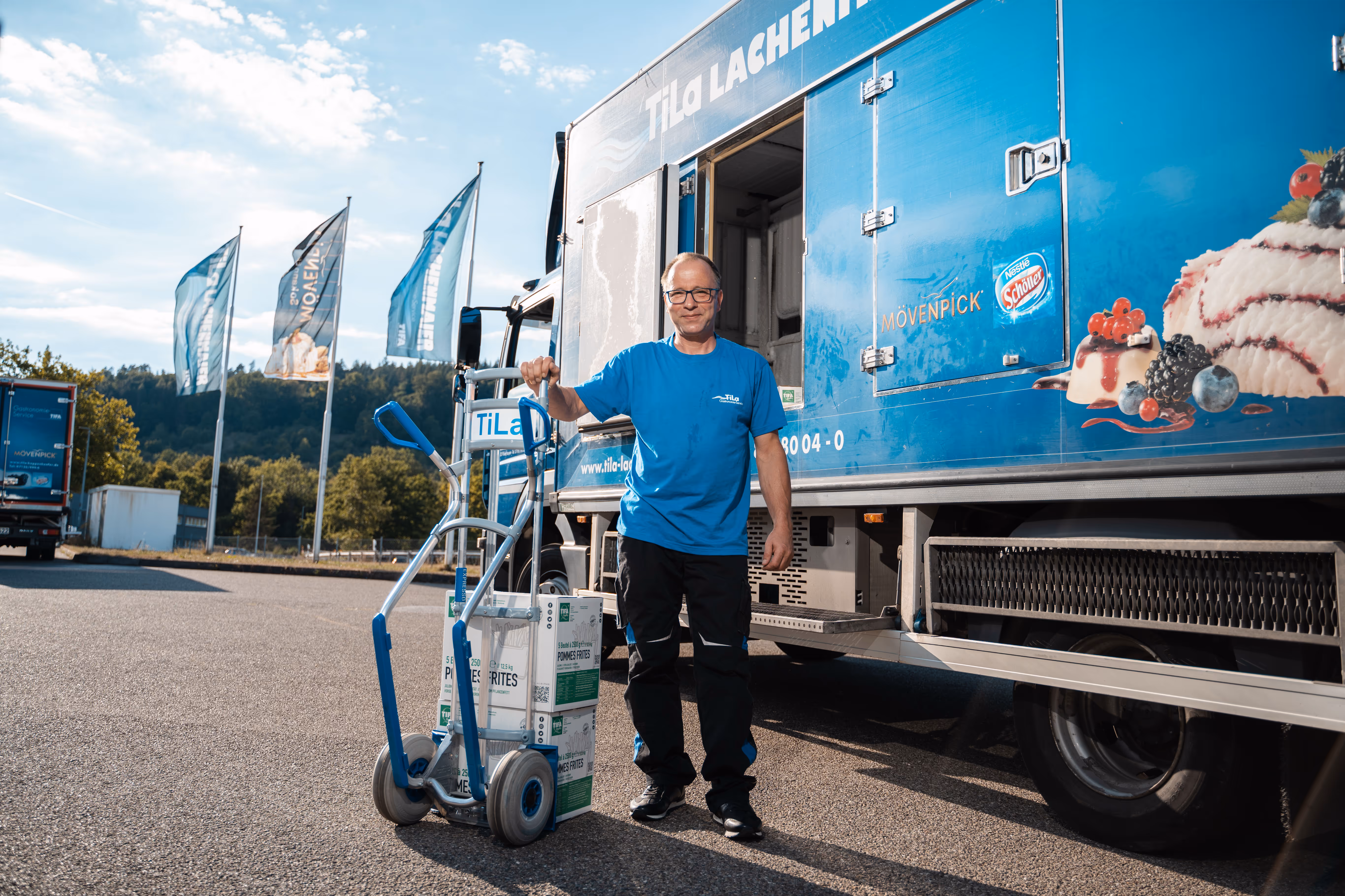 Freundliche Fahrer, pünktliche Lieferung und persönlicher Service – dafür steht TiLa Gastronomie-Service.