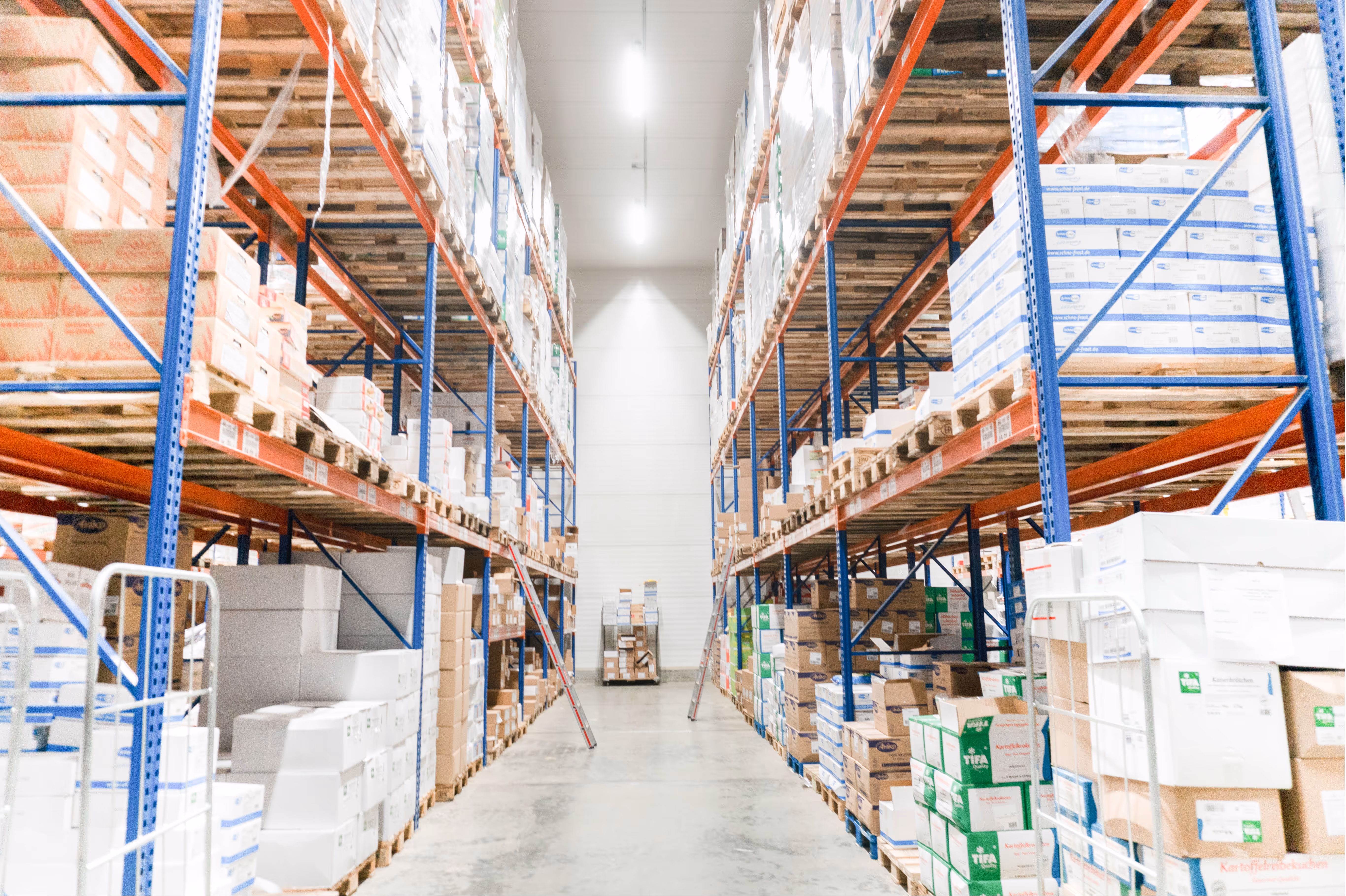 Effiziente Lagerprozesse und moderne Logistiklösungen sorgen bei TiLa für zuverlässige Belieferung in der Gastronomie.