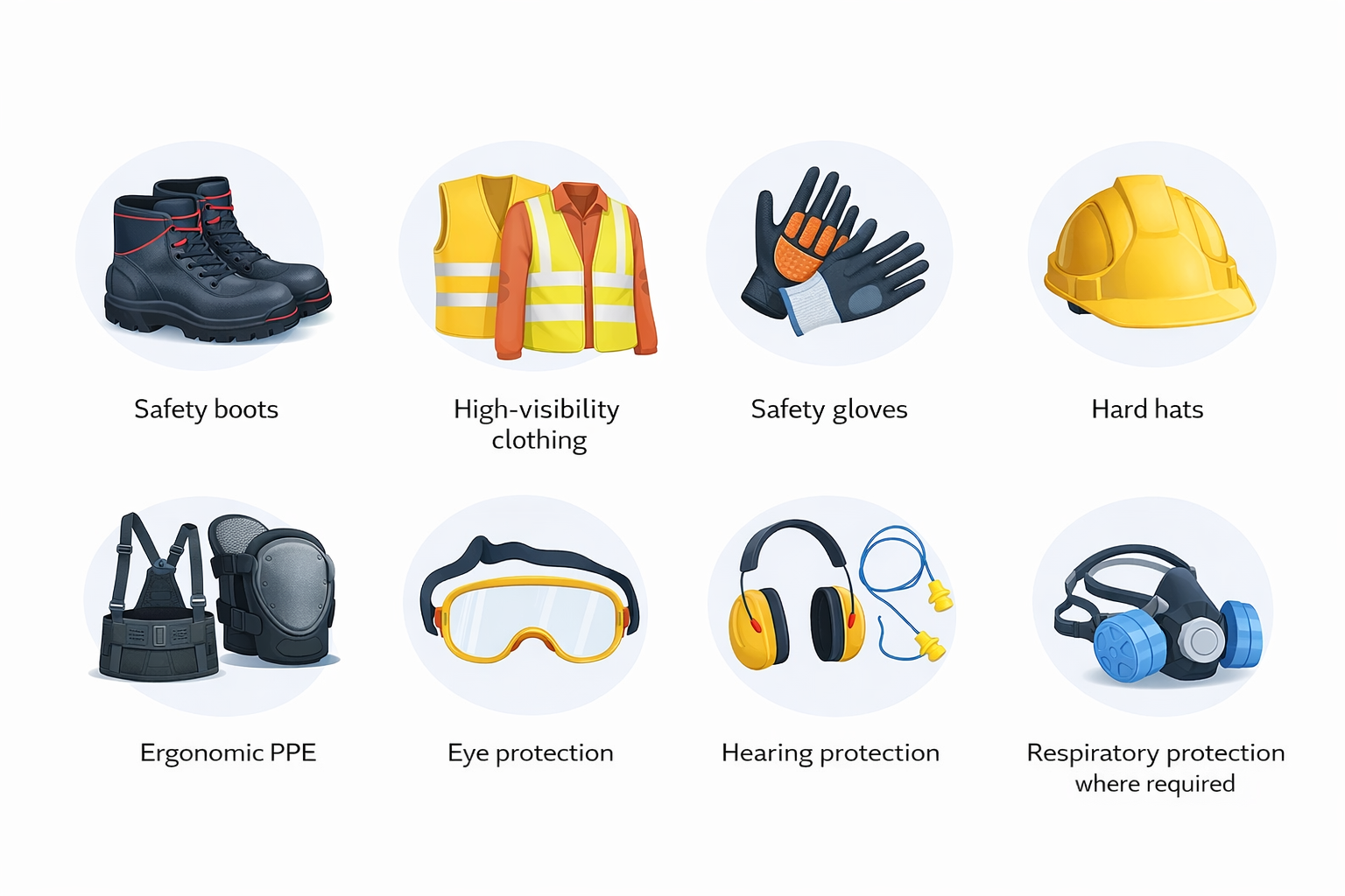 warehouse ppe examples
