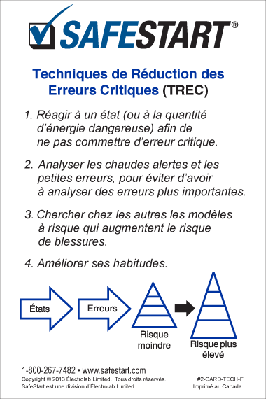 SafeStart TRECs Techniques de Reduction des Erreurs Critiques