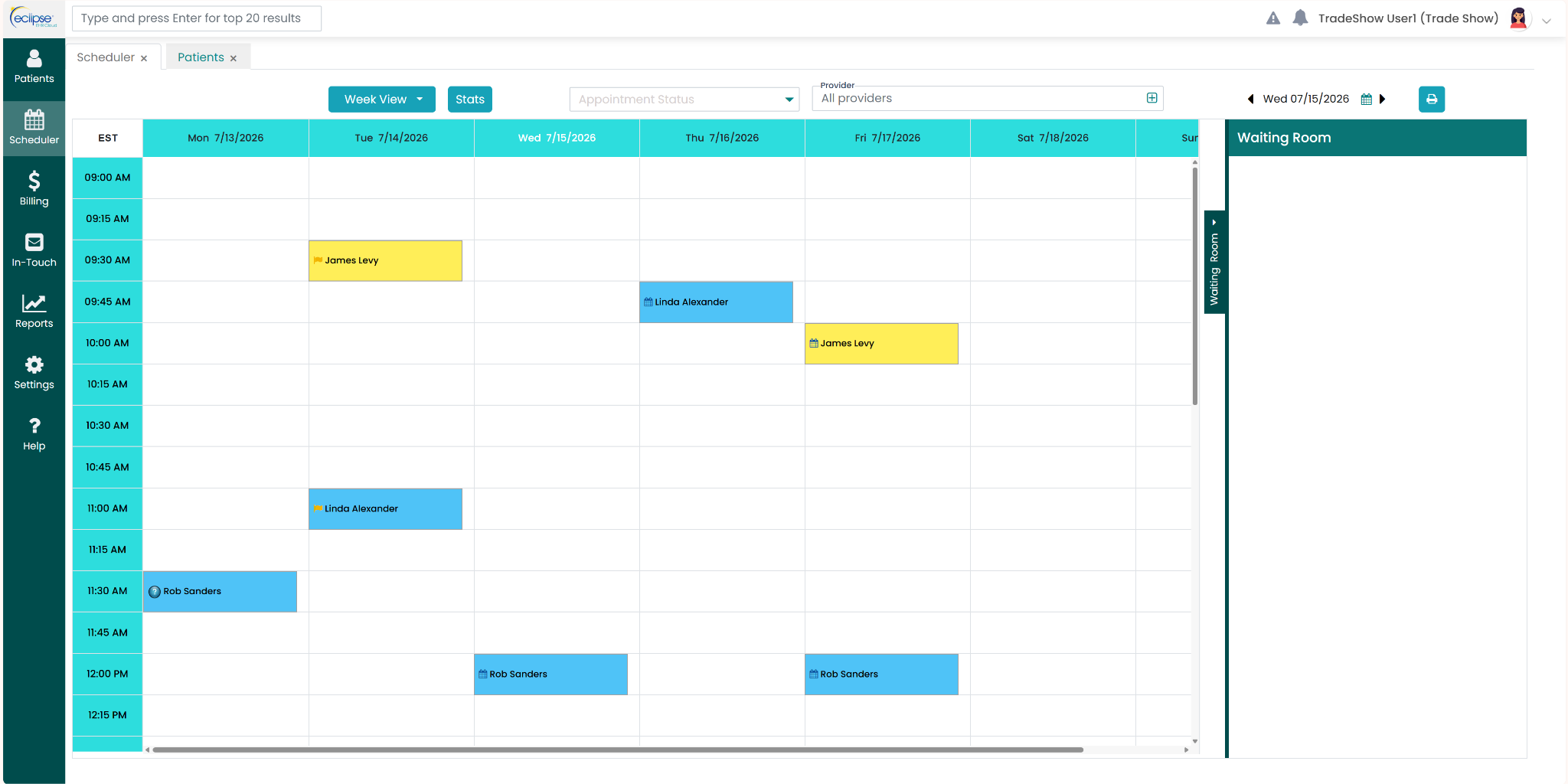Eclipse EHR appointment and status checker