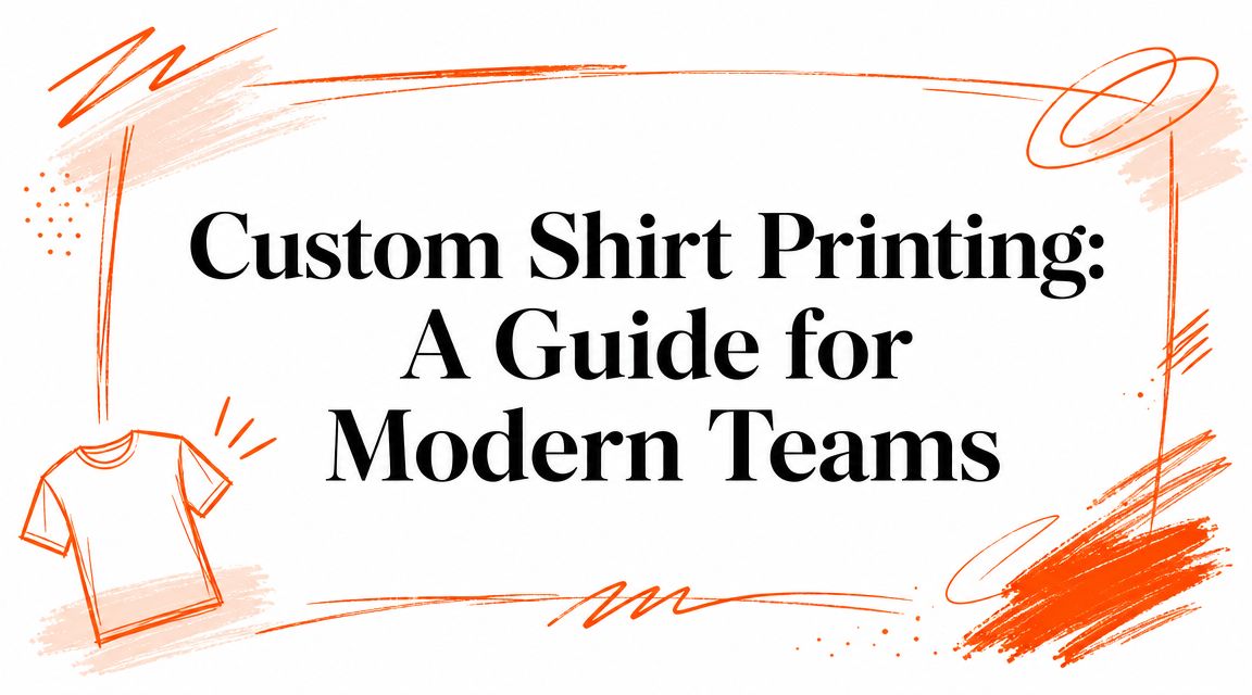 Custom Shirt Printing: A Guide for Modern Teams